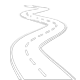 Wide Black Top Roads