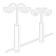 Street Lights all along
